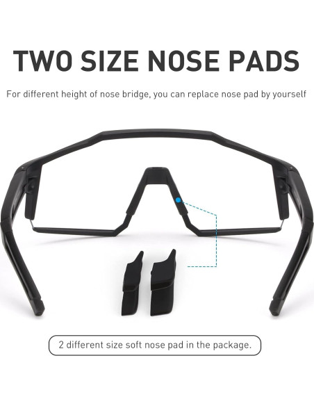Gafas de Ciclismo KAPVOE K9022 Fotoquímicas UV400