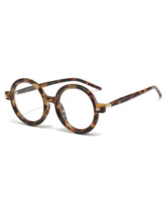 Gleyemor Gafas Redondas Retro Unisex Anti Luz Azul