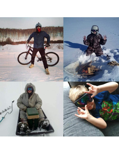 Gafas de Motocicleta SPOSUNE Jy-001 UV400 Lente Clara