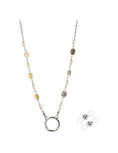 Cadena para Gafas HD-12 Hecho a Mano - Champán 81 cm