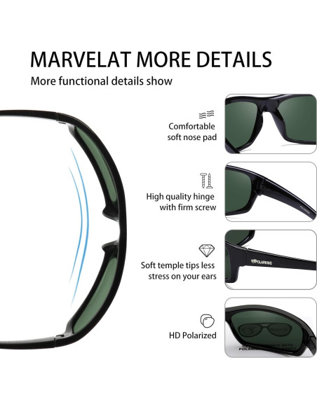 Gafas de Sol Deportivas POLARKING Polarizadas UV400