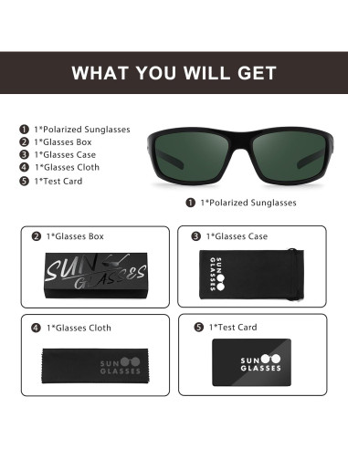 Gafas de Sol Deportivas POLARKING Polarizadas UV400