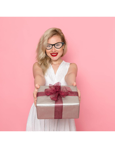 Gafas de Ojo de Gato Retro 4 Pcs con Rhinestones JJUNW