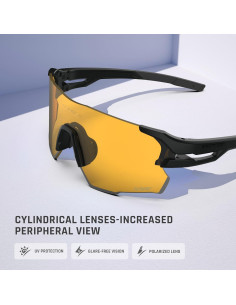 Gafas de Sol TOREGE Z87 para Hombres y Mujeres - Protección UV 2