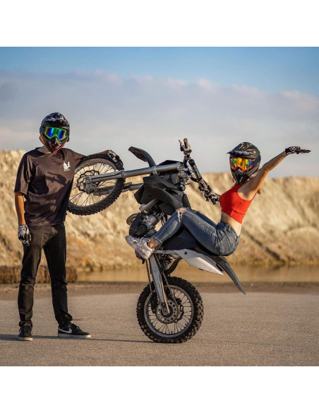 Gafas de Motocross CoPvner Marco Rojo Araña Lente Color