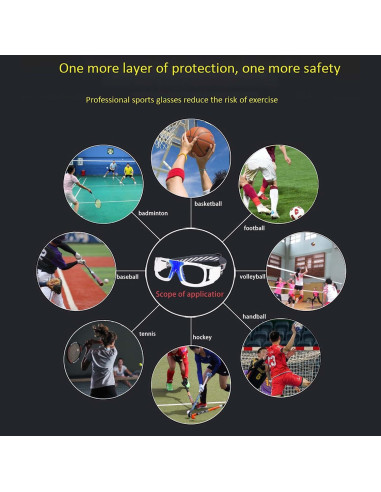 Gafas Deportivas SooGree Antivaho para Baloncesto