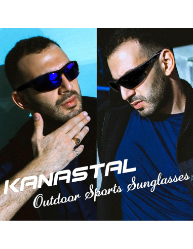 Gafas de sol KANASTAL deportivas UV400 polarizadas para correr