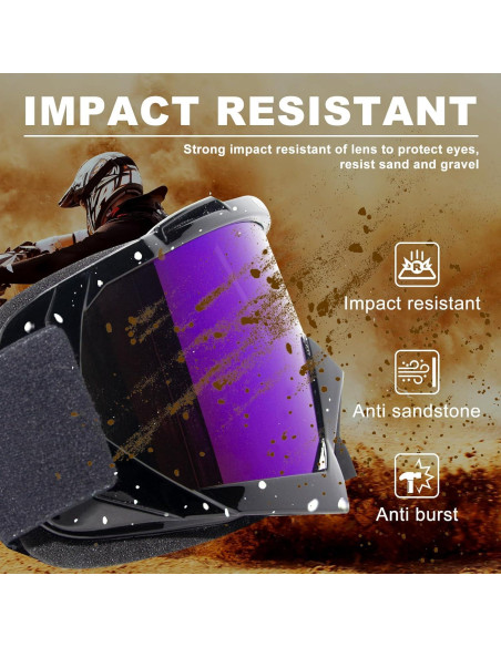 Gafas de Motocross ZukMi Unisex Adulto Lente Anti Rayones