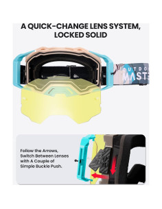 Gafas de Motociclismo OutdoorMaster Macaw Lente Amarilla 2