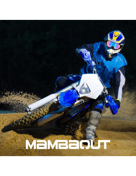 Gafas de Motocross MAMBAOUT Paquete de 2 UV Protección