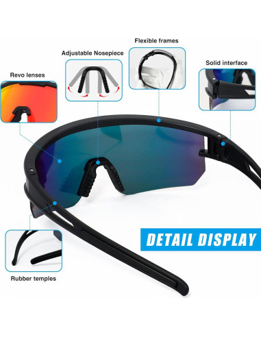 Gafas de ciclismo VEWOE modelo Ve-JH156 UV400 polarizadas