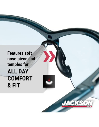 Gafas de Seguridad Jackson SG - Protección Ocular UV 99.9%