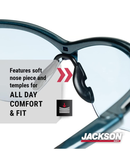 Gafas de Seguridad Jackson SG - Protección Ocular UV 99.9%
