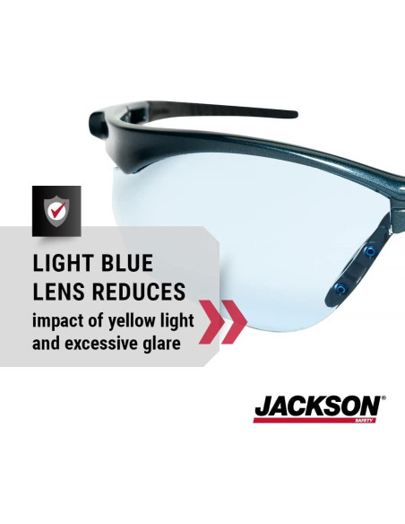 Gafas de Seguridad Jackson SG - Protección Ocular UV 99.9%