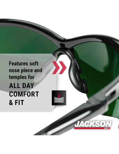 Gafas de Seguridad Jackson SG - Protección UV - Paquete 12