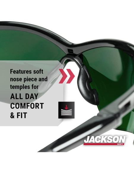 Gafas de Seguridad Jackson SG - Protección UV - Paquete 12