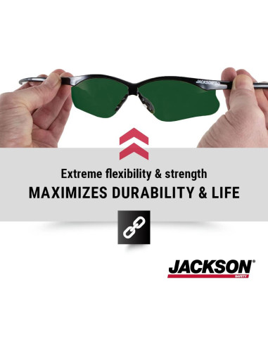 Gafas de Seguridad Jackson SG - Protección UV - Paquete 12