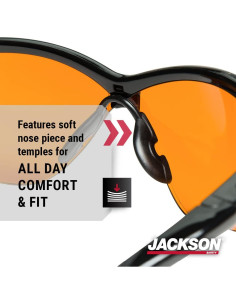 Gafas de Seguridad Jackson SG - Protección UV - Paquete 12 2