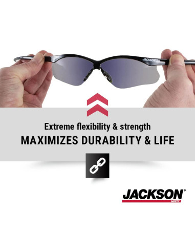 Gafas de Seguridad Jackson SG - Protección UV - Paquete 12