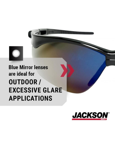 Gafas de Seguridad Jackson SG - Protección UV - Paquete 12