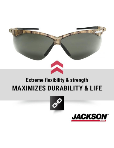 Gafas de seguridad Jackson SG - Protección UV - Paquete 12