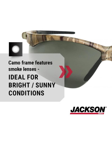 Gafas de seguridad Jackson SG - Protección UV - Paquete 12