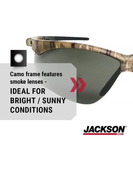 Gafas de seguridad Jackson SG - Protección UV - Paquete 12