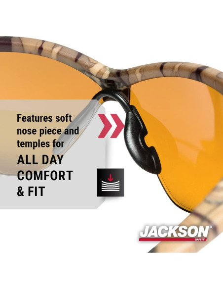 Gafas de Seguridad Jackson SG - Protección Ocular - Paquete 12