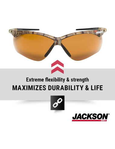 Gafas de Seguridad Jackson SG - Protección Ocular - Paquete 12