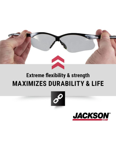 Gafas de seguridad Jackson SG - Protección UV - Paquete 12