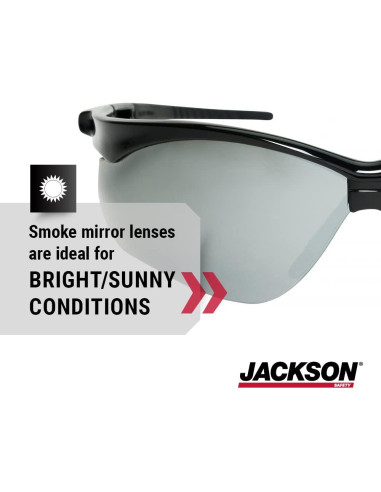 Gafas de seguridad Jackson SG - Protección UV - Paquete 12