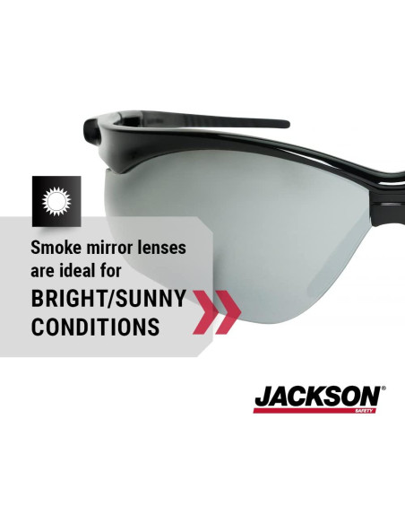 Gafas de seguridad Jackson SG - Protección UV - Paquete 12