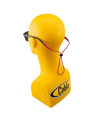 Cablz Retenedor de Gafas de Silicona Rojo 40,64 cm Impermeable