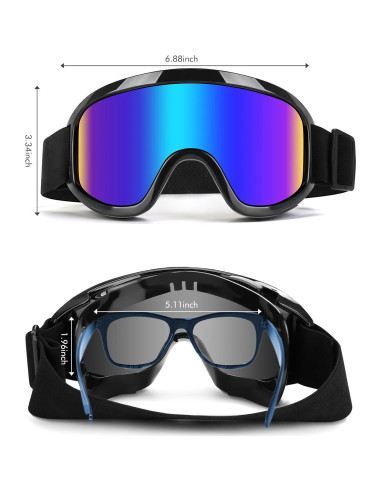 Gafas de Motocross UV400 - Protección y Comodidad