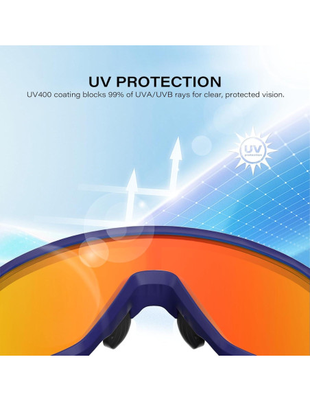 Gafas de sol deportivas WGKVP 5051 UV400 polarizadas