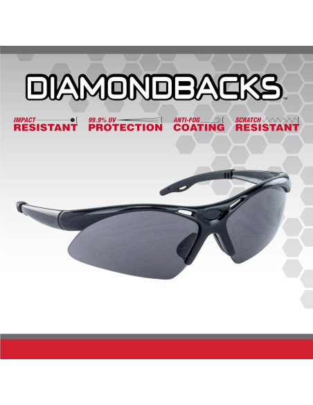 Gafas de Seguridad Diamondbacks SAS - Lentes Claros, Talla Única