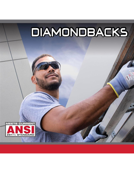 Gafas de Seguridad Diamondbacks SAS - Lentes Claros, Talla Única