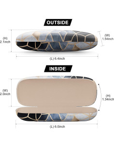 Estuche Duro para Gafas Geometría Artística Unisex 2