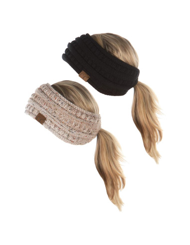 Diadema de Tejido Acogedor Funky Junque para Mujeres - 2 Pzs