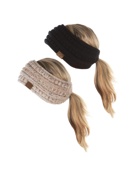 Diadema de Tejido Acogedor Funky Junque para Mujeres - 2 Pzs