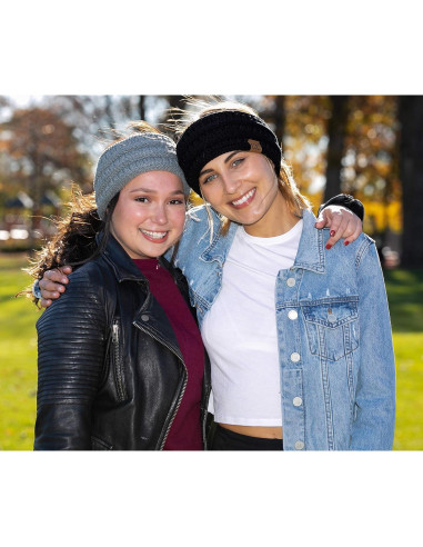 Diadema de Tejido Acogedor Funky Junque para Mujeres - 2 Pzs