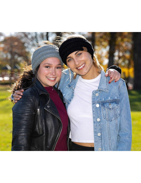 Diadema de Tejido Acogedor Funky Junque para Mujeres - 2 Pzs