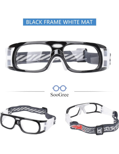Gafas deportivas SooGree para baloncesto y fútbol con lentes reemplazables