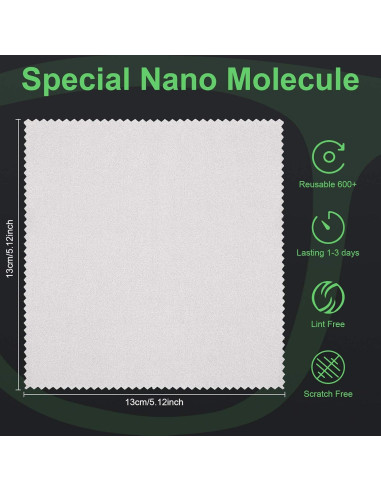 Toallitas Antivaho Reutilizables Frienda - 6 Piezas 13x13 cm