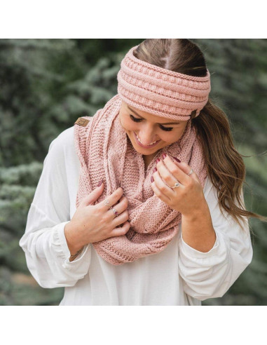 Diadema de Tejido Acogedor Funky Junque para Mujeres - 2 Pzs