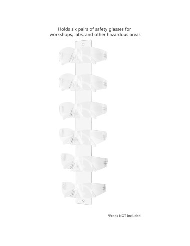 Soportes de Marketing 12 Organizador Gafas Acrílico 6 Niveles