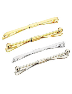 Juego de Pinzas para Corbatas Geek-M, Set de 4 en Caja