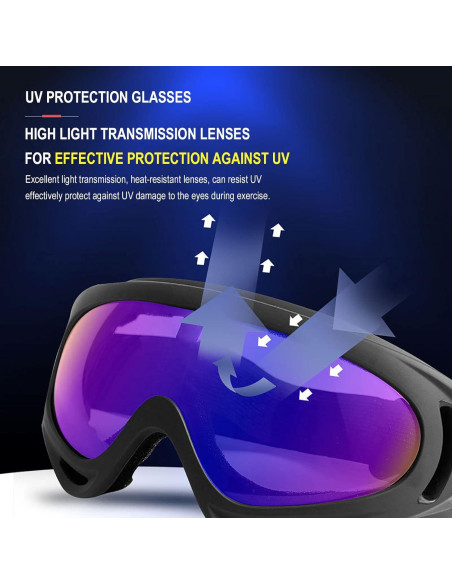 Set de 10 Accesorios para Motocicleta Immoono - Gafas y Mascarillas