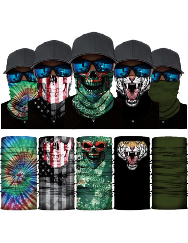 Set de 10 Accesorios para Motocicleta Immoono - Gafas y Mascarillas