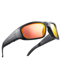 Gafas de Cámara OhO 32GB 1080P UV400 Unisex Lente Roja
